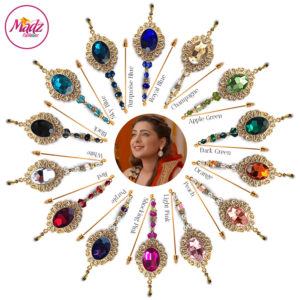 Madz Fashionz UK: Shiny Dixit Chandelier Hijab Pin Stick Pin Hijab Jewels Zee Tv ZKM Gold