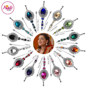 Madz Fashionz UK: Shiny Dixit Chandelier Hijab Pin Stick Pin Hijab Jewels Zee Tv ZKM Silver
