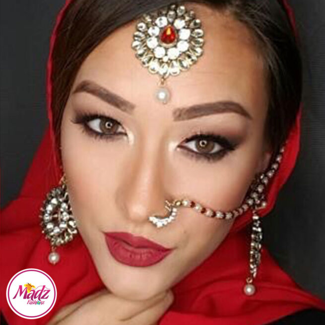 Madz Fashionz USA: MSPaintedlady Pearled Bridal Nose Ring Nath Indian Bullaku Nathu